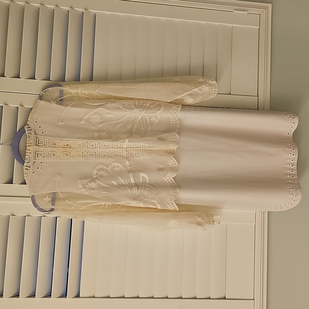 Derek Lam 10 Crosby Women's Eyelet Grommet dress & Rebellion Front-Tie Lace Top - Picture 10 of 16